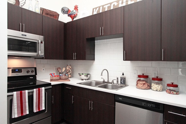Stainless steal appliances in every kitchen.