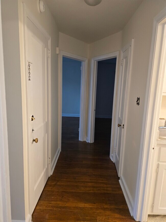 inside entrance door; linen closet - 160 Morton Ave Unidad Morton ave