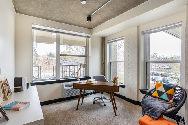 2BR, 2BA - 1,342SF - Secondary Bedroom / Office - Cityline Station