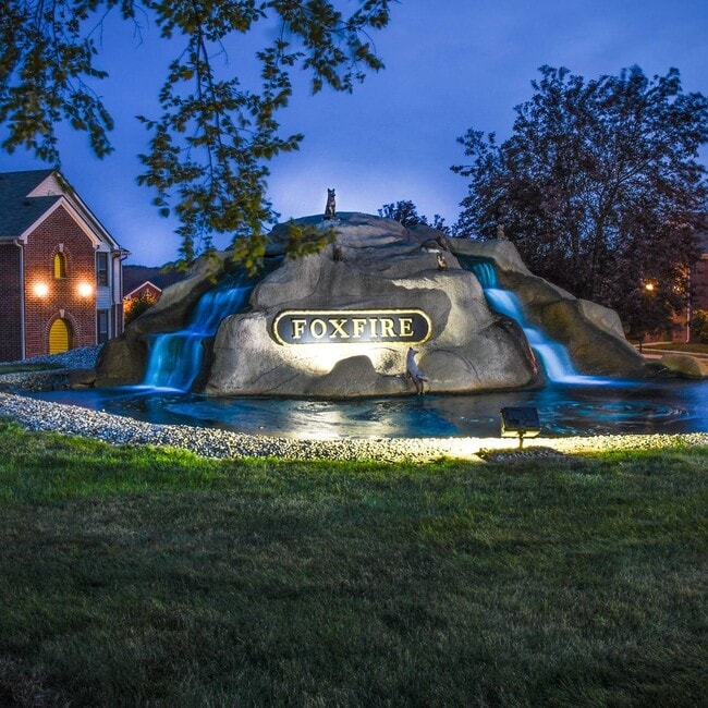 Foxfire Main Entrance Water Feature