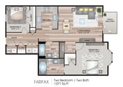 1071 Square Feet