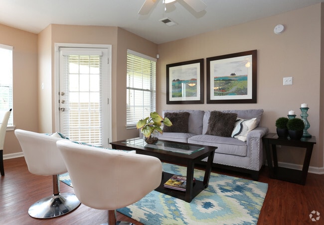 2 Bedroom Living Room - Crossings at Cherry Apartment Homes