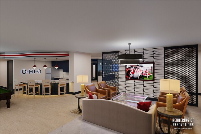 Rendering of Clubhouse - Altitude Columbus