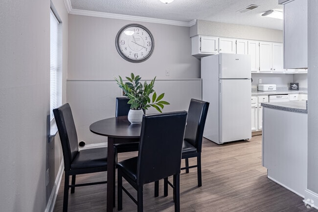 2BR, 1BA - 860SF - Dining Room - Residences at the Overlook