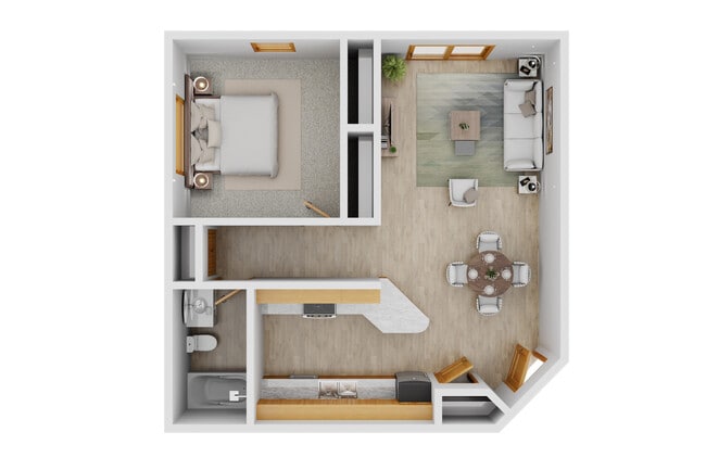 676 Sq Ft