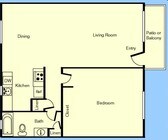 1BR/1BA
