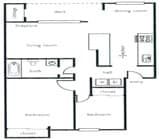 2BR/1BA
