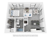 Armstrong - Studio, 1 Bath, 606 sq. ft.