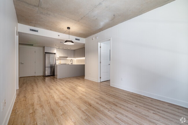 2BR, 2BA - 849SF - Living Room - DOMO Apartments