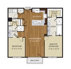B1 floor plan WaterWall Place