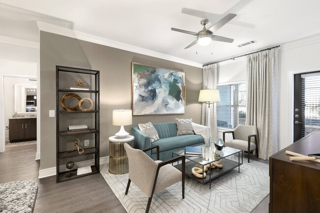 Bright Living Room - The Adley Craig Ranch Apartments