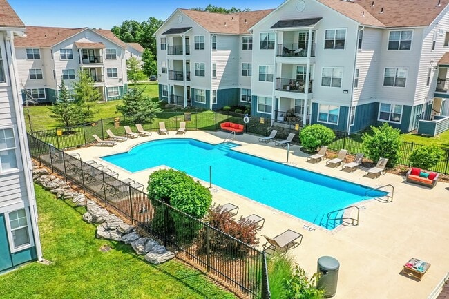 Refinished Pool Aerial View
