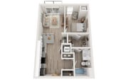 Plan A10 | 1 bedroom, 1 bathroom