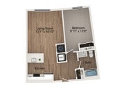A5 floor plan Centro at Pine Nash