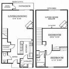 2BR/1.5BA