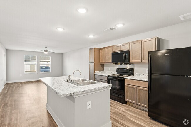 2BR, 1BA - 1,051SF - Kitchen