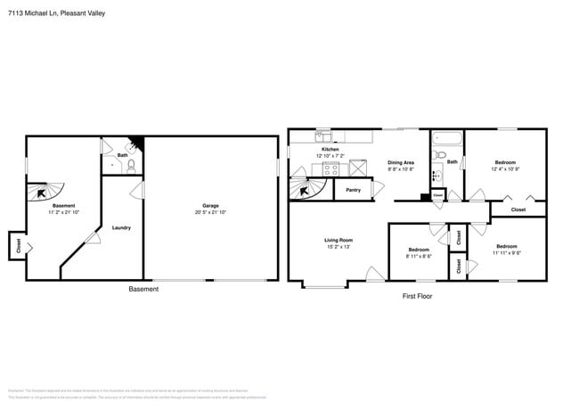 Photo - Charming 3BR Home for Rent in Pleasant Valley – Garage, Fenced Yard & Finished Basement
