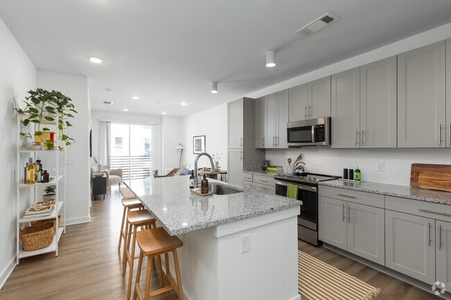 1BR, 1BA - 1B - 701SF - Kitchen