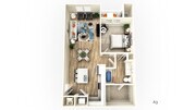Explore this cozy 1-bedroom apartment designed for modern living.