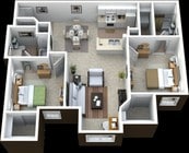 2BR/2BA