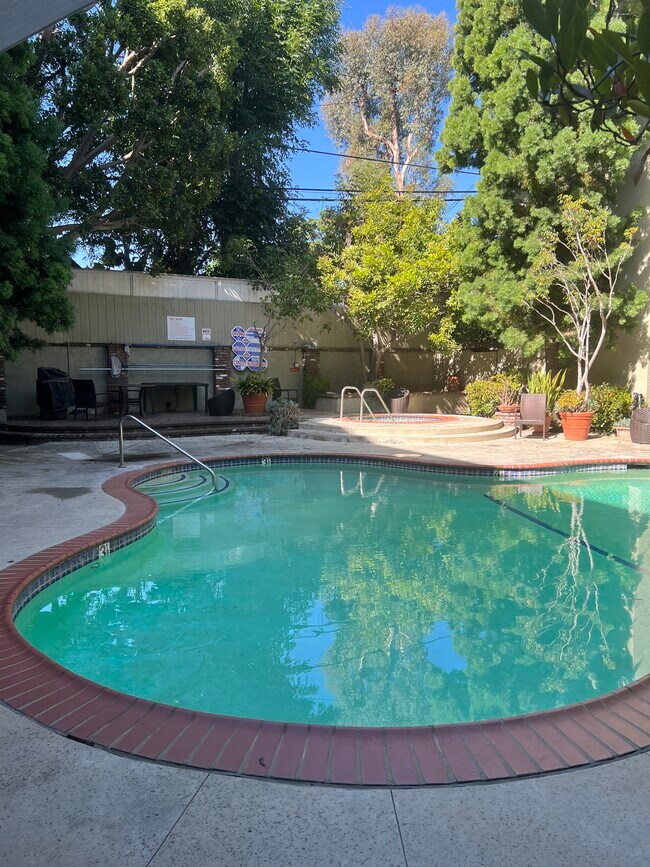 pool steps outside of back door - 2677 Centinela Ave Unit XXX