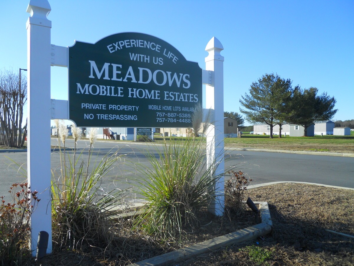 Sign - Meadows Mobile Home Estates