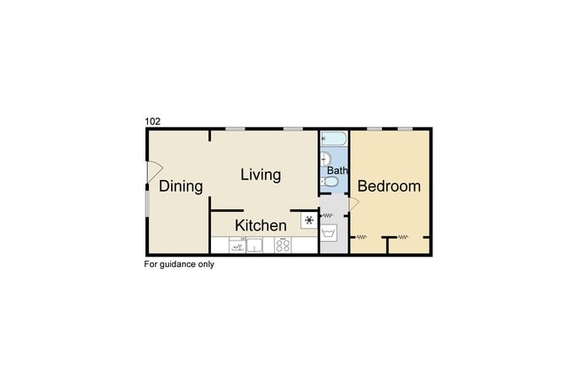 One bedroom , One Bathroom with Patio - 323 4th St NE