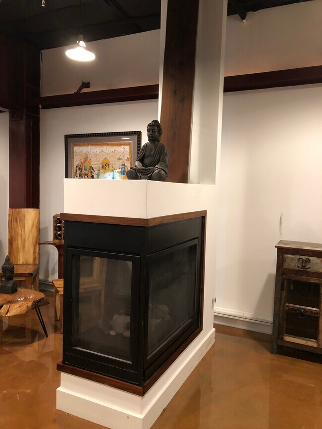 3 sided Gas Fireplace