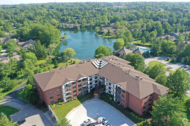 Aerial - Atrium in The Village Rental