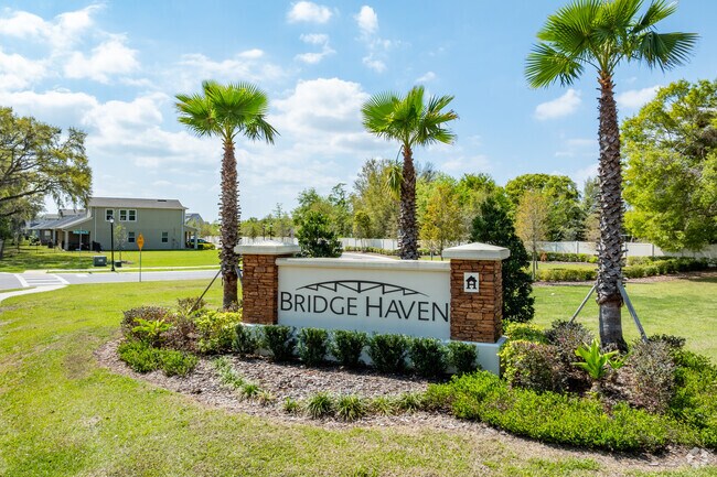 Letrero de monumento - Bridge Haven