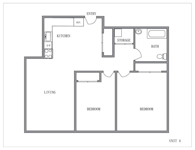 2B - Floor Plan Unit 4