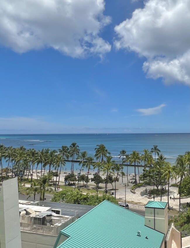 Hermosa vista al mar desde la unidad. - 2500 Kalakaua Ave Rental