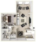 1BR/ 1BA