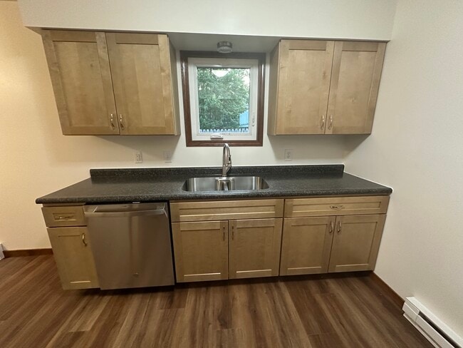 new cabinets and counter top not the layout
