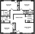 Three Bedroom