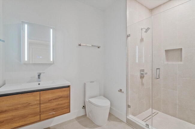 Modern Bathroom with Glass Shower