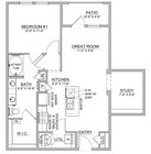 A3 floor plan Highbridge at Egret Bay