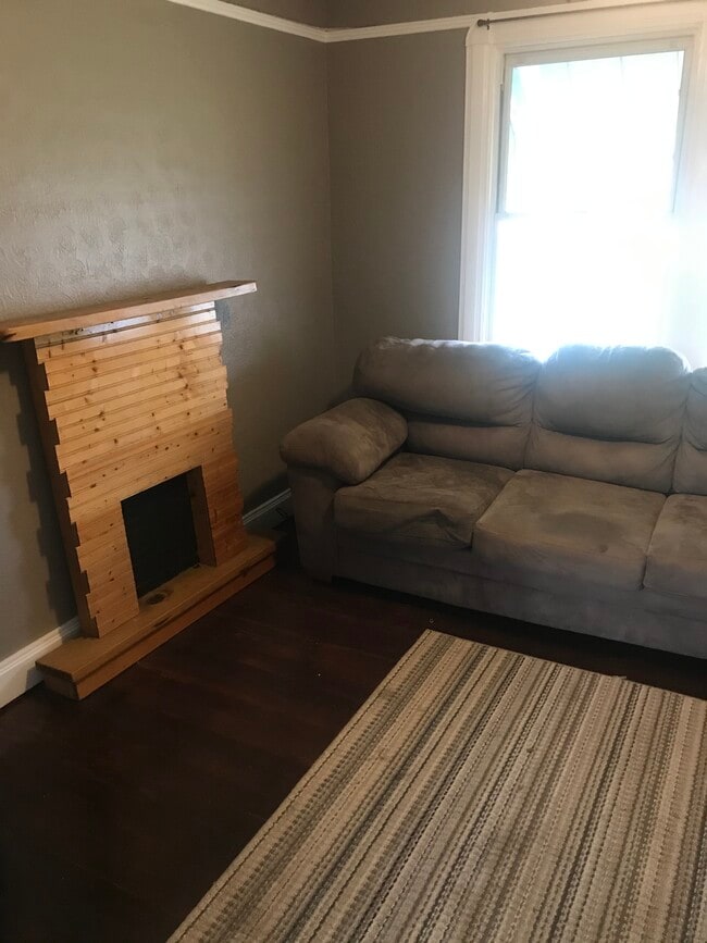 Living room pictured from kitchen door - 704 Avenue G