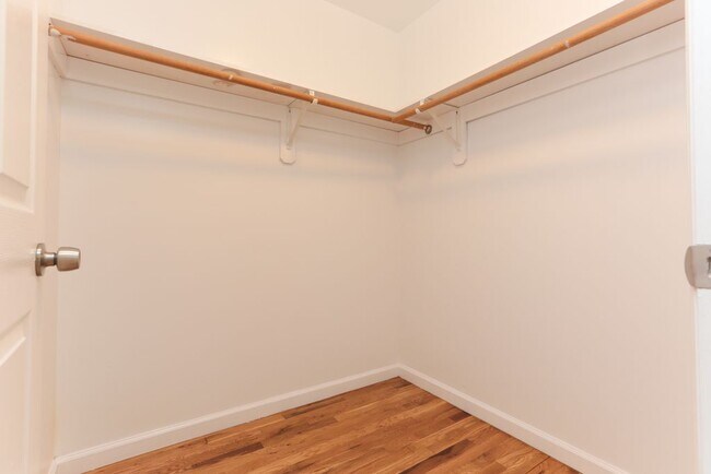 walkin closet - 150 Leslie St Unit Studio