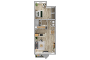 Model C 1BR 1BA- 734 sqft- Archer at Willowbrook.png