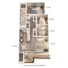 Martinique: 3 Bed, 2 Bath | 1100 SF