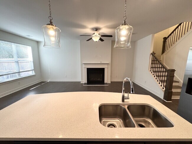 Photo - Stylish 3BR Townhome with Private Yard & Two-Car Garage in Auburn, GA