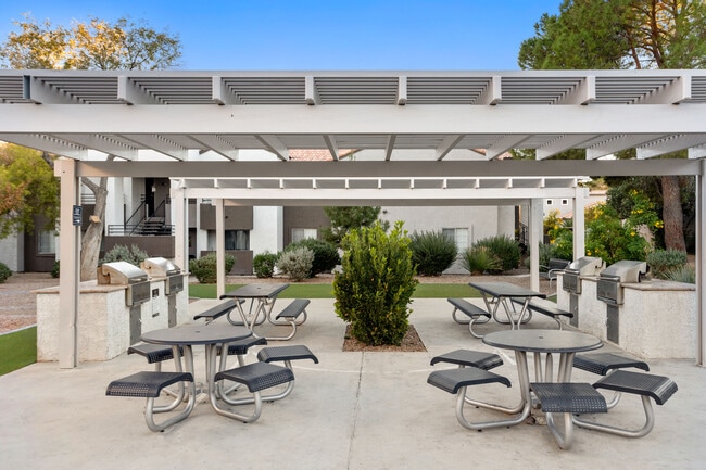 Fire up the grill and enjoy outdoor dining with friends.