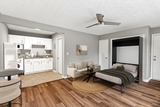 Optional Murphy Bed Shown (virtually staged) - Old Louisville - 1219 S 6th St
