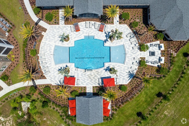 Resort-Style Pool with Lap Lane