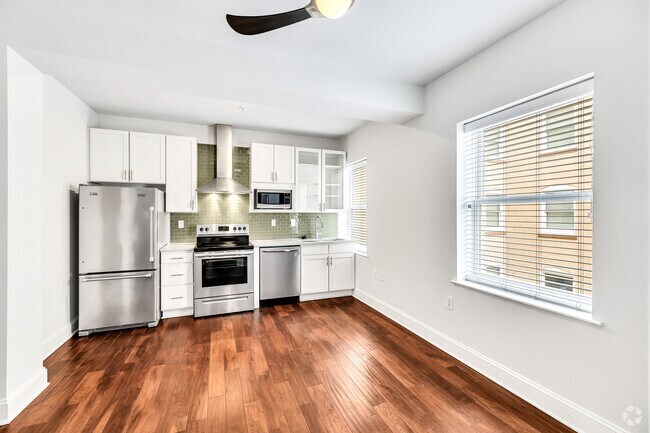 Studio - 478SF - The Julep - Kitchen, Living Room, Bedroom
