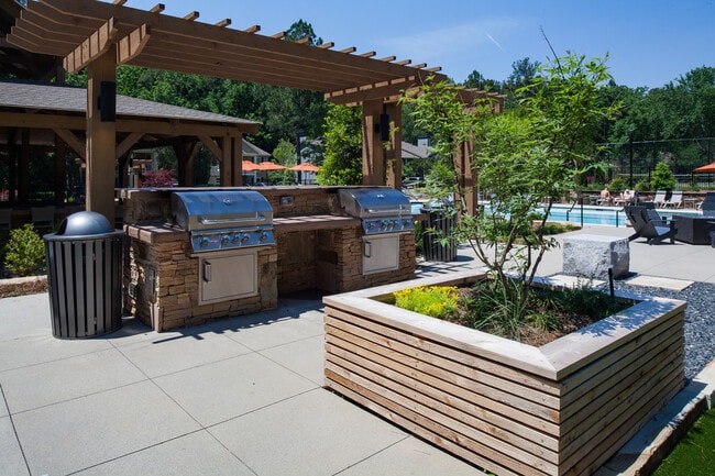 Savor the season with community BBQ stations.