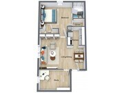 2 Bed - 1 Bath