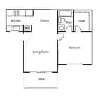 1 Bedroom, 1 Bathroom | 600 Sq. Ft.