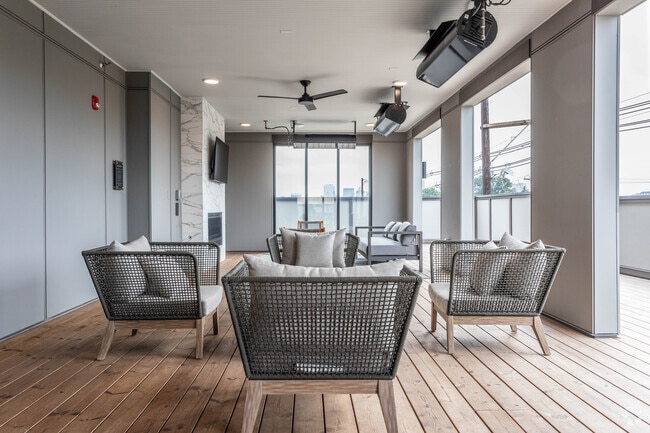 Top Floor Rooftop Deck and Lounge